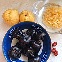 #春日limited on the dining table#Spring beauty product—Snow Pear Horse Hoof Illustration of how to make Tremella Soup 1