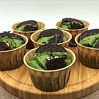 Matcha Oreo muffin, rich matcha, crispy oreo Leo, illustration of how to create unique taste and flavor 11