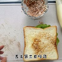 #cubilittleexpertscookingclassroom#tuna sandwich for kids Illustration of how to make a high-protein and nutritious breakfast 12