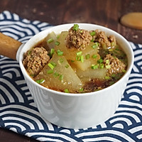 Winter melon and mutton meatball soup that tastes like mom, warm and delicious Super delicious, simple and quick home cooking recipe illustration 7