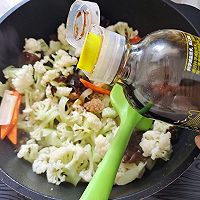 A must-have for cleansing the lungs when there is dust in spring - fried fungus with cauliflower Illustration of how to do it 5