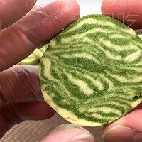 Matcha marble biscuits, intertwined dark and light matcha textures, crispy and Fragrant. Illustration of how to make it 29