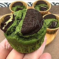 Matcha Oreo muffin, rich matcha, crispy oreo Leo, Illustration of how to create unique taste and flavor 10