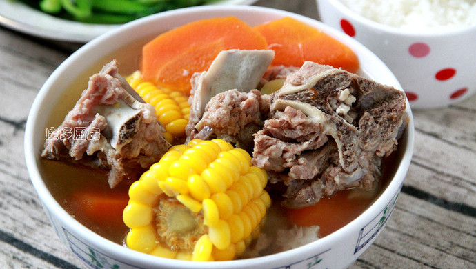 Pork Ribs and Corn Soup