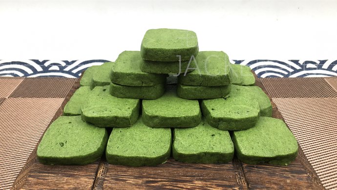 Matcha light cream cookies