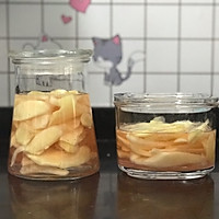 Healthy snacks ~ Illustration of how to make appetizing ginger pickled in vinegar 11