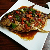 Braised Pomfret #HiMilKchushanrecipe#Recipe Illustration 7 