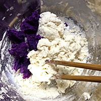 Illustration of how to make purple noodles 2