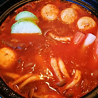 Korean ramen hot pot# thick soup treasure hot pot hero competition# Illustration of how to do it 8