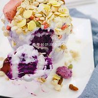 #豆fruit10thanniversaryhappybirthday#[Purple Sweet Potato Yam Yogurt Cake] | Illustration of how to strengthen the spleen and stomach 12