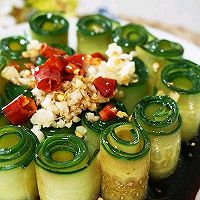 Illustration of how to make cucumber with sesame oil in summer 5