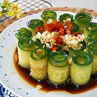 Illustration of how to make cucumber with sesame oil in summer 6