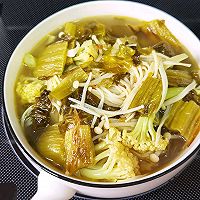 #The Mid-Autumn Festival can still be spent like this#金堂 pickled cabbage dragon fish Illustration of how to make slices 8