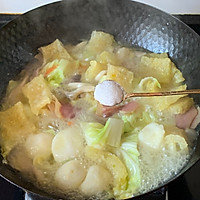 #findGrandma Township Xiangman Mid-Autumn Festival#Seasonal ham and three delicacies Illustration of how to make soup 6