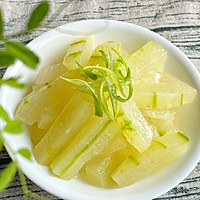 # Eat Healthy, Solve Fake Fat#Vegetarian Winter Melon Strips Illustration of how to do it 7