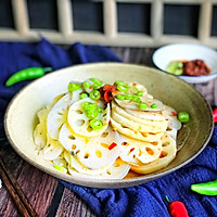 #合集组组#Appetizing and refreshing spicy fried lotus root slices Illustration of how to do it 5