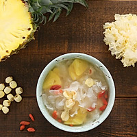 Pineapple Tremella Soup, a must-have beauty and detox soup in summer Illustration of how to do it 14