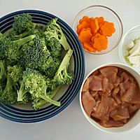 Illustration of how to make fried meat with broccoli 2