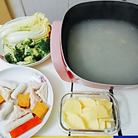 Illustrations of how to make lazy hot pot# thick soup treasure hot pot hero competition# 4