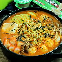 Korean ramen hot pot # thick soup treasure hot pot hero competition # recipe illustration 12