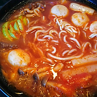 Korean style ramen hot pot# thick soup treasure hot pot hero competition# Illustration of how to do it 9