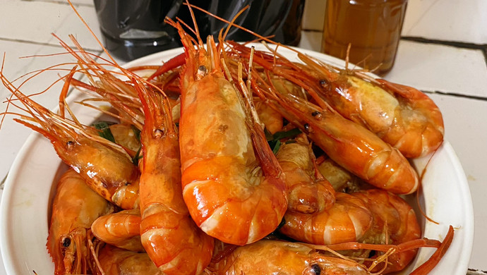 Old Man · Fried Shrimp in Oil