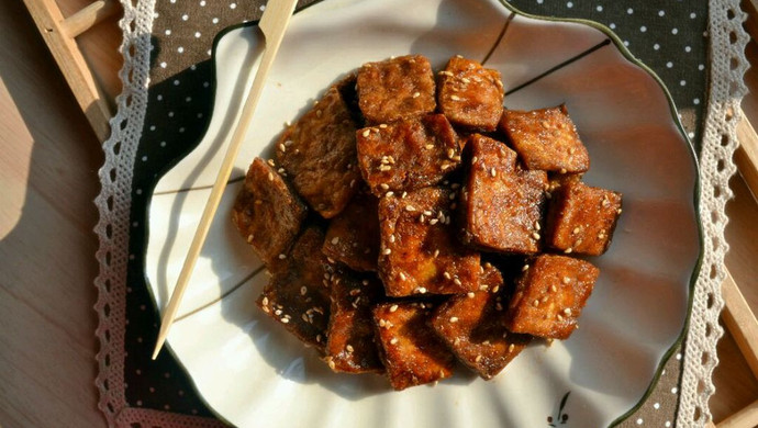 Five-spice dried tofu