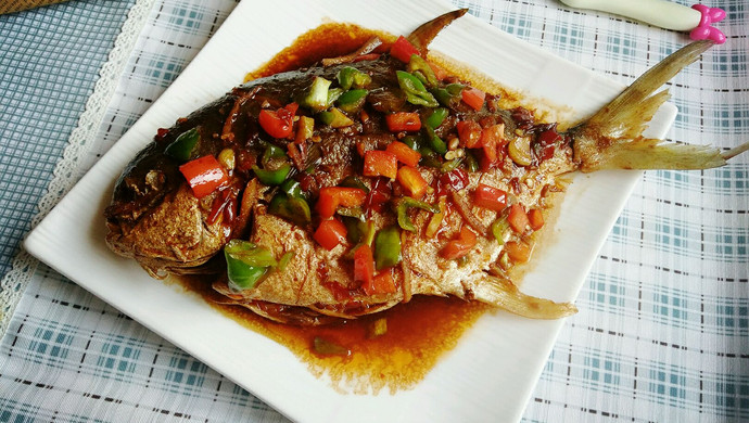 Braised Pomfret