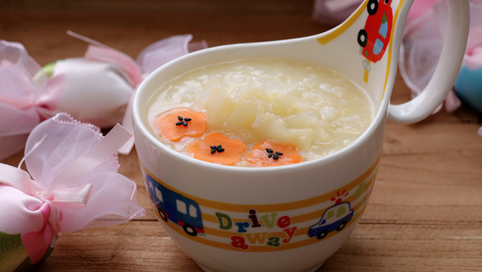 Double rice white fungus porridge