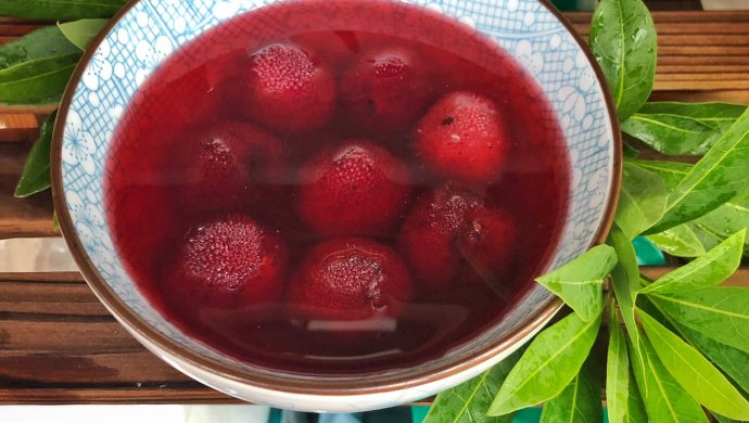 Summer Appetizer Bayberry Soup