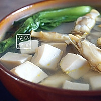 Illustration of how to make razor clam tofu soup 5