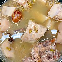 #primary and middle school students nutritious meal#Recipe of shrimp skin lotus root spine soup Illustration 10