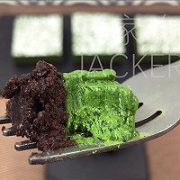 Thick matcha raw chocolate cake, delicate matcha flavor, and fusion The sweetness of white chocolate. Illustration of how to make it 11