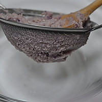 Illustration of how to make real taro and taro cake 8