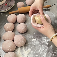 Illustration of how to make potato sausage bread and taro bread 14