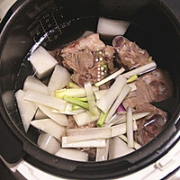 White radish stewed with sheep and scorpions (pressure cooker version) illustration 7 