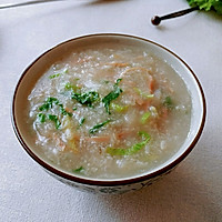 Illustration of how to make cabbage, ginger and luohu porridge 7