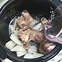 White radish stewed with sheep and scorpions (pressure cooker version) illustration 6 