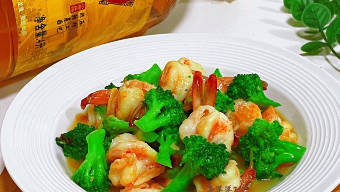 Stir-fried Shrimp with Broccoli