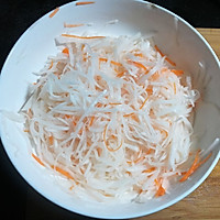 Illustration of how to make cold shredded white radish 5