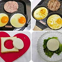 #cheesecoverexplodedchangezhiflavor#breakfast/toast beef Illustration of how to make pancake cheeseburger 2