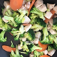 Illustration of how to cook chicken breast and stir-fried broccoli 8