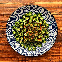 Appetizer: Okra mixed with tofu recipe illustration 7