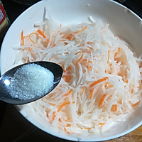 Illustration of how to make cold shredded white radish 6