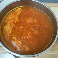 Illustration of homemade tomato hot pot soup base 4