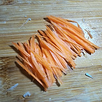 Illustration of how to make cold shredded white radish 2