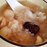 #我healthdaily-away from autumn dryness#tremella lotus seed soup Illustration of how to do it 3