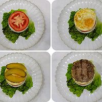 #cheesecoverexplodedchangezhiflavor#breakfast/toast beef Illustration of how to make pancake cheeseburger 3