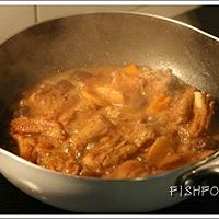 Illustration of how to make orange plum pork ribs 6