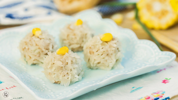 Pearl lotus root meatballs